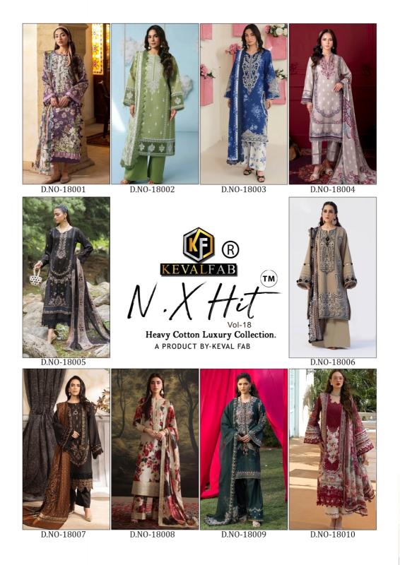 Kevalfab n.x hit vol-18 salwar kameez suppliers